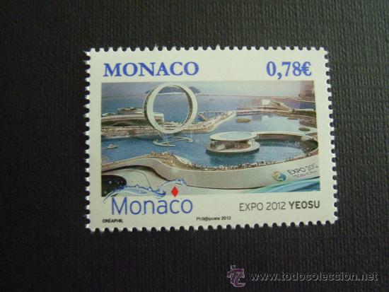 Sellos: MONACO A&Ntilde;O 2012. EXPO 2012, EN YEOSU - Foto 1