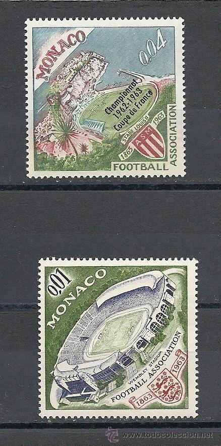 Sellos: MONACO 1963, CENTENARIO DEL FUTBOL. - Foto 2