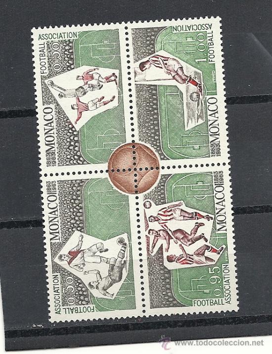 Sellos: MONACO 1963, CENTENARIO DEL FUTBOL. - Foto 3