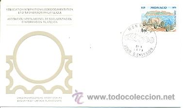 Sellos: 28-180. Sobre Primer D&iacute;a. Monaco - Foto 1