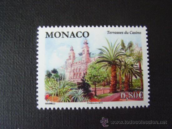 Sellos: MONACO A&Ntilde;O 2013. FLORA. LAS TERRAZAS DEL CASINO - Foto 1