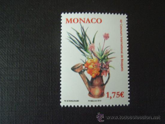Sellos: MONACO A&Ntilde;O 2013.FLORA. CONCURSO INTERNACIONAL DE BOUQUETS - Foto 1