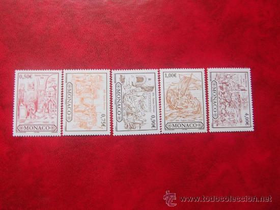 Sellos: MONACO 2004, YVERT 2418-22, NUEVOS - Foto 1
