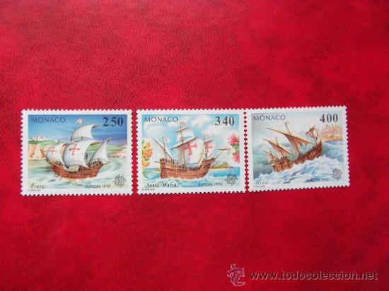 Sellos: MONACO 1992, YVERT 1825-27, NUEVOS - Foto 1