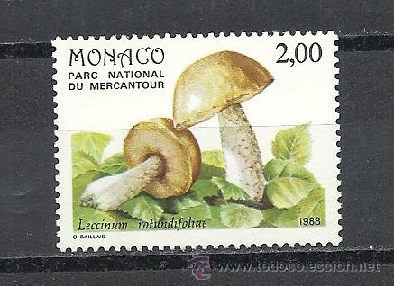 Sellos: MONACO 1988, YVERT N&ordm; 1628**, setas - Foto 1