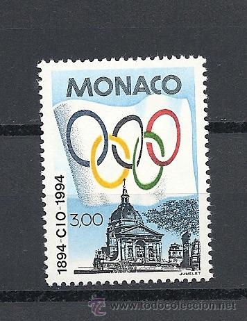 Sellos: MONACO 1994, YVERT N&ordm; 1937**, CENTENARIO DEL COMITE INTERNACIONAL OLIMPICO - Foto 1
