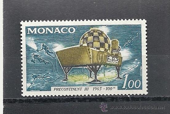 Sellos: MONACO 1966, YVERT N&ordm; 705**, PRECONTINENT - Foto 1