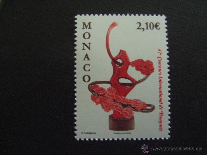 Sellos: MONACO  A&Ntilde;O 2014. CONCURSO FLORAL - Foto 1