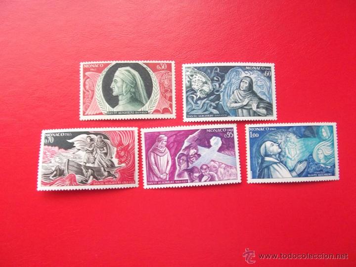 Sellos: MONACO 1966, YVERT 683-87, SC - Foto 1