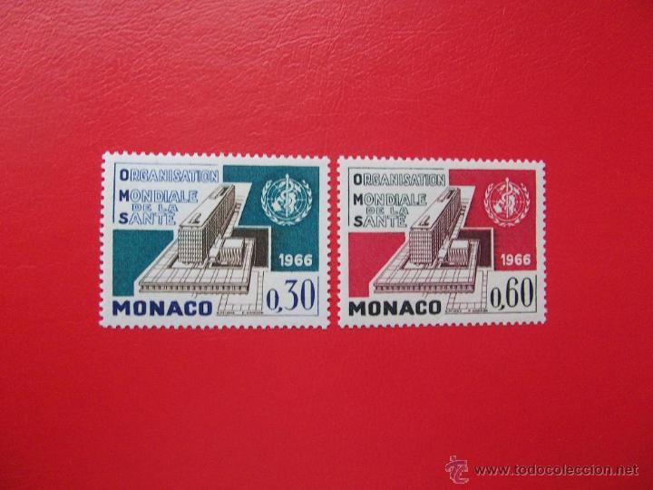 Sellos: MONACO 1966, YVERT 703-04, SC - Foto 1