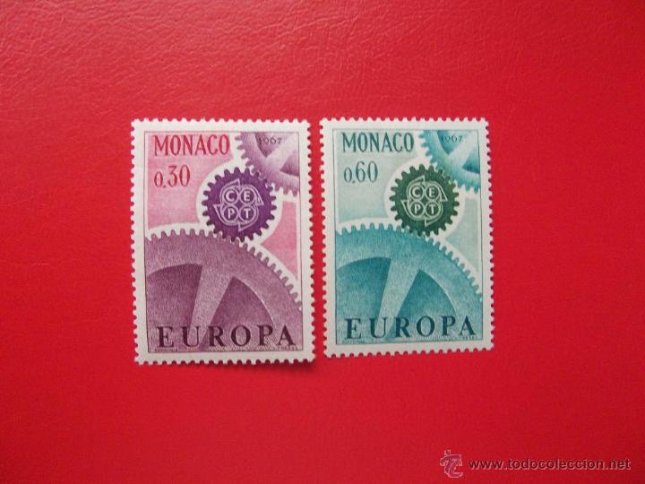 Sellos: MONACO 1967, YVERT 729-30, SC - Foto 1