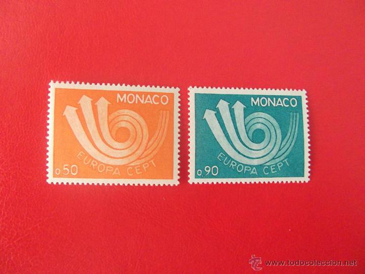 Sellos: MONACO 1973, YVERT 917-18, SC - Foto 1