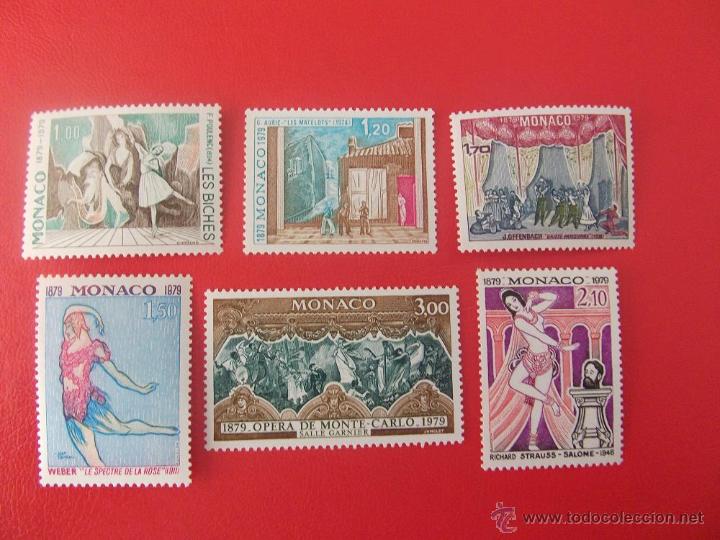 Sellos: MONACO 1979, YVERT 1190-95, SC - Foto 1