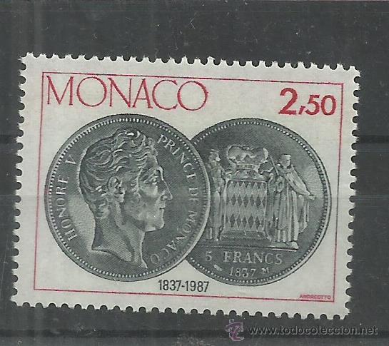 Sellos: MONACO MONEDA NUMISMATICA - Foto 1