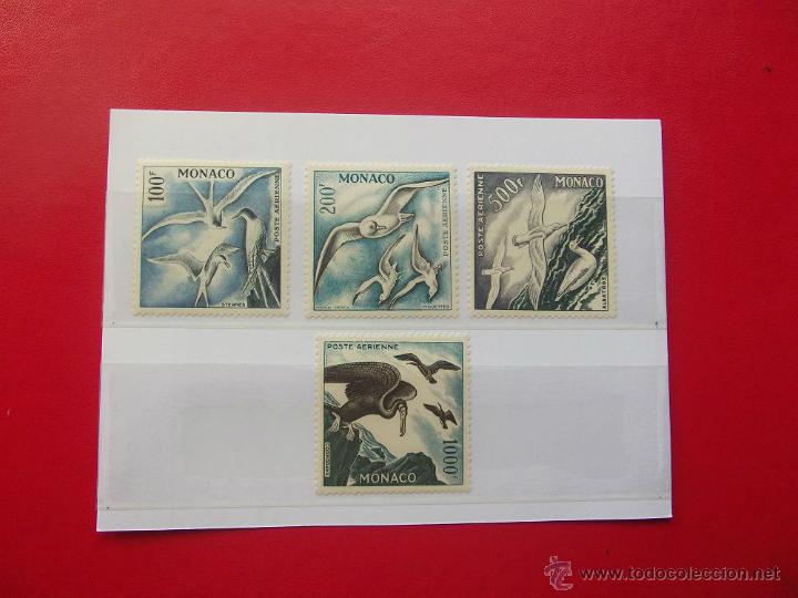 Sellos: MONACO 1955, YVERT A 55-58, MNH-SC - Foto 1