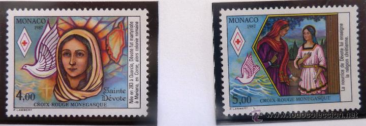 Sellos: SELLOS MONACO 1987. NUEVOS. NAVIDAD. - Foto 1