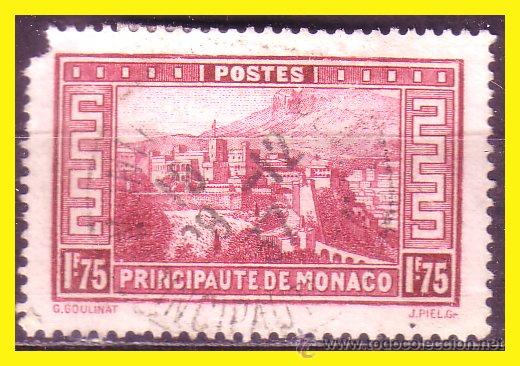 Sellos: M&Oacute;NACO 1933 IVERT n&ordm; 128 (O) - Foto 1