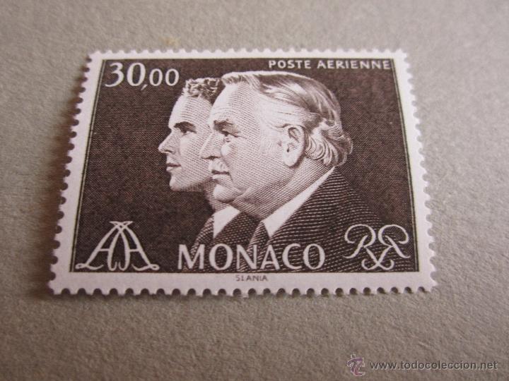 Sellos: MONACO AEREO, YVERT N&ordm; 104**, SLANIA - Foto 1
