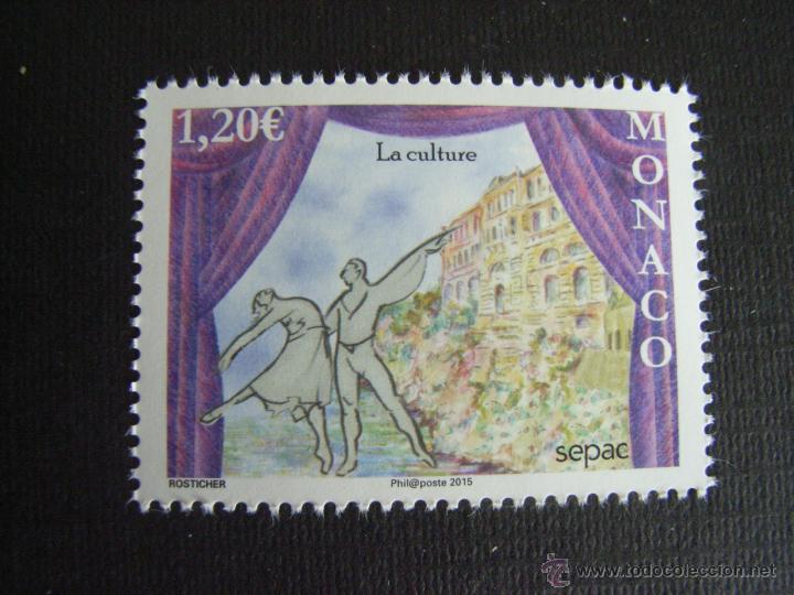Sellos: MONACO A&Ntilde;O 2015. SEPAC. LA CULTURA. - Foto 1