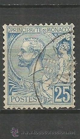 Sellos: MONACO YVERT NUM. 25 USADO - Foto 1