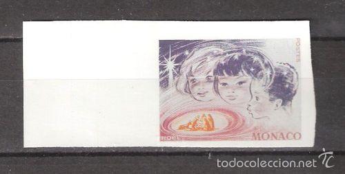 Sellos: M&Oacute;NACO n&ordm; 1073** Navidad. Prueba sin dentar - Foto 1