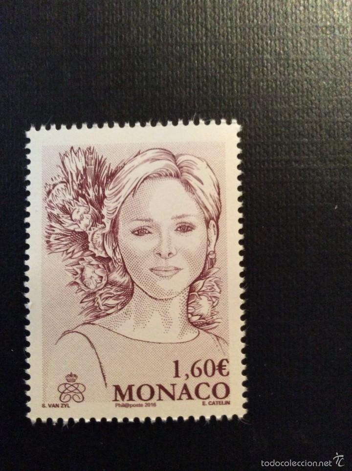 Sellos: MONACO A&Ntilde;O 2016  PRINCESA CHARLENE DE MONACO - Foto 1