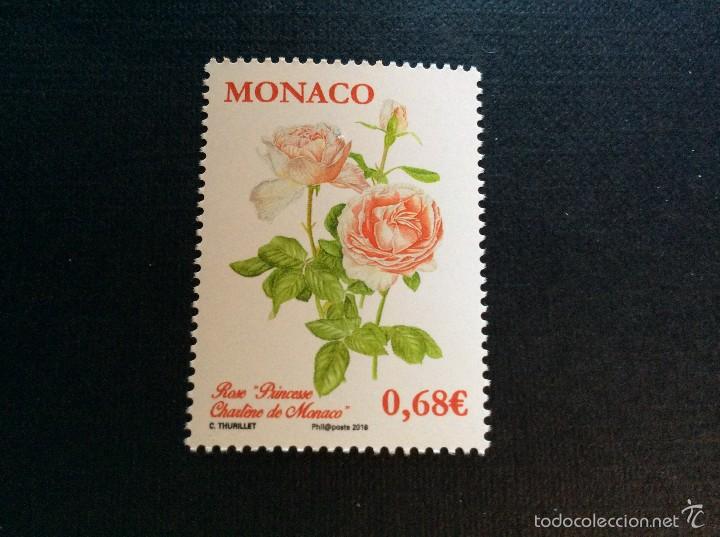 Sellos: MONACO A&Ntilde;O 2016  FLORA. ROSA PRINCESA CHARLENE - Foto 1