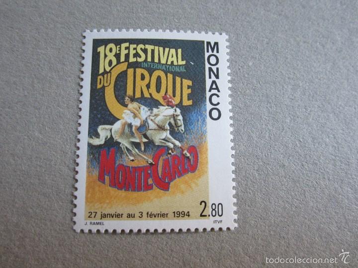 Sellos: MONACO 1994, YVERT N&ordm; 1923**, CIRCO - Foto 1