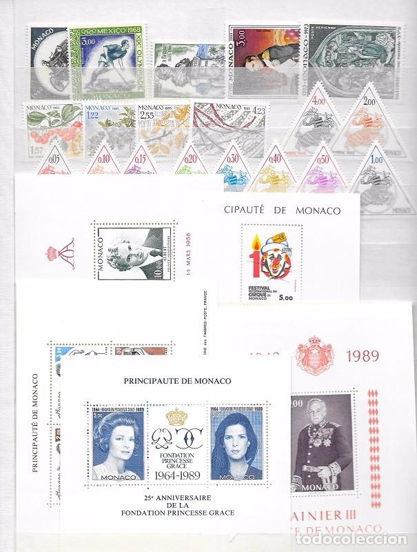 Sellos: M&Oacute;NACO. RESTO DE COLECCI&Oacute;N - Foto 7