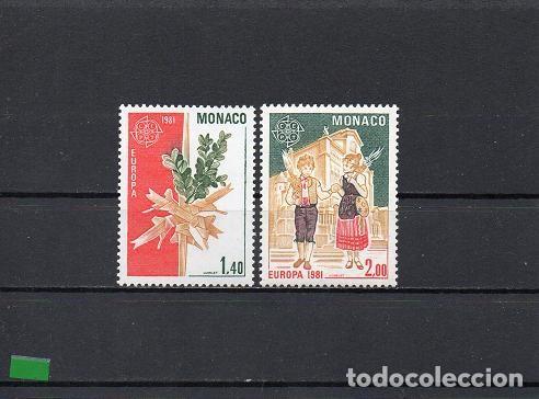 Sellos: MONACO 1981, YVERT 1273-74, SC-MNH - Foto 1