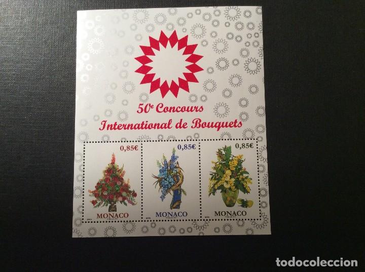 Sellos: MONACO A&Ntilde;O 2017. FLORA. 50 CONCURSO INTERNACIONAL DE BOUQUETS - Foto 1