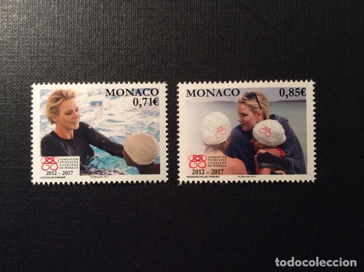 Sellos: MONACO A&Ntilde;O 2017. FUNDACION PRINCESA CHARLENE DE MONACO - Foto 1
