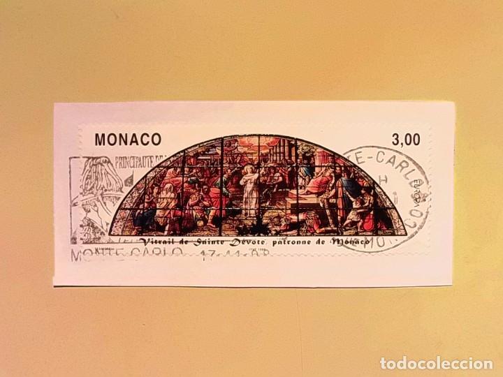 Sellos: MONACO - SANTA DEVOTA PATRONA DE MONACO - MONTECARLO. - Foto 1