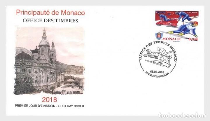Sellos: Monaco 2018 -  Olympic Games FDC - Foto 1