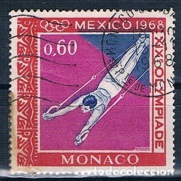 Sellos: MONACO 1968 YVERT 738 USADO - Foto 1