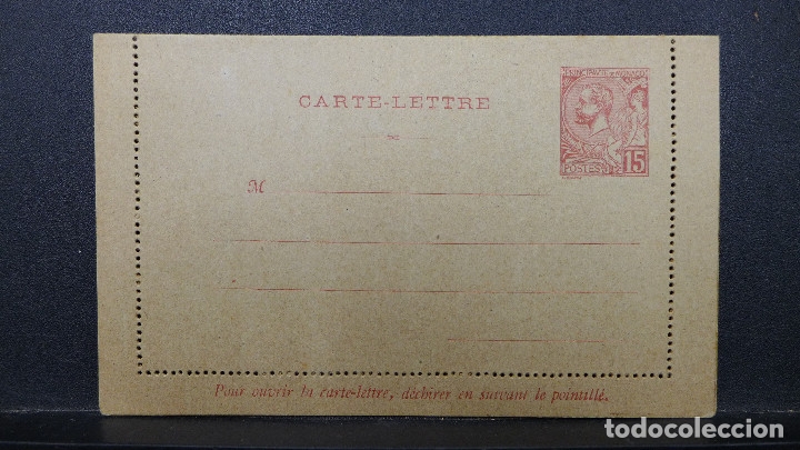 Sellos: ENTERO POSTAL DE MONACO SIN CIRCULAR - Foto 1