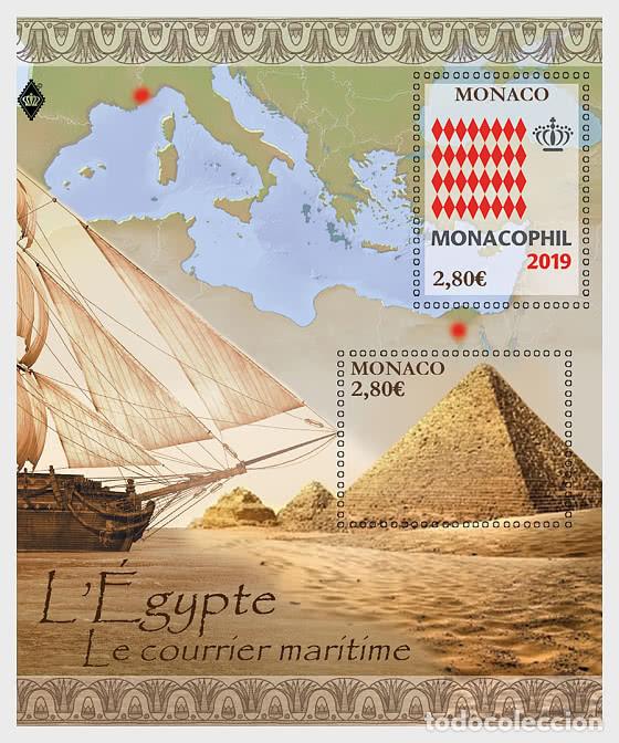 Sellos: Monaco 2019 - Monacophil 2019 - Mint - Miniature Sheet - Foto 1