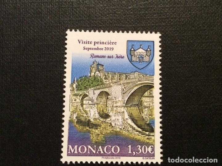 Sellos: MONACO A&Ntilde;O 2019. ROMANS SUR ISERE - Foto 1