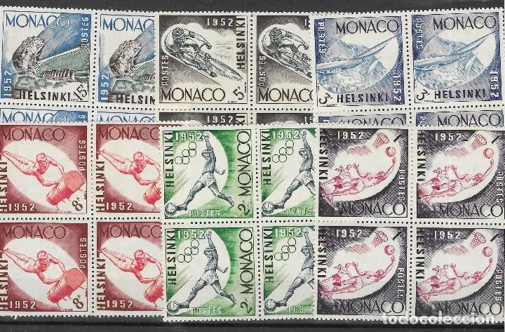 Sellos: MONACO N&ordm; 386 AL 391 BLOQUE DE CUATRO(**) - Foto 1