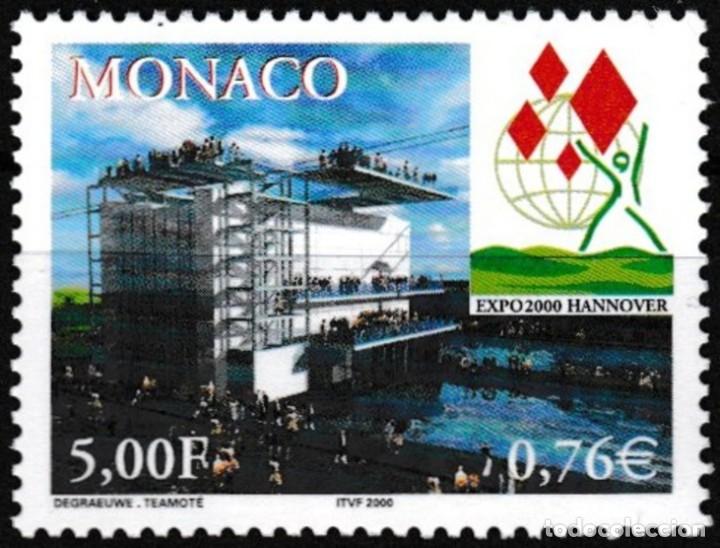 Sellos: MONACO 2000 - EXPO 2000 DE HANNOVER - YVERT N&ordm; 2252** - Foto 1