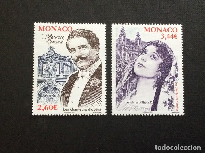 Sellos: MONACO A&Ntilde;O 2019. CANTANTES DE OPERA - Foto 1