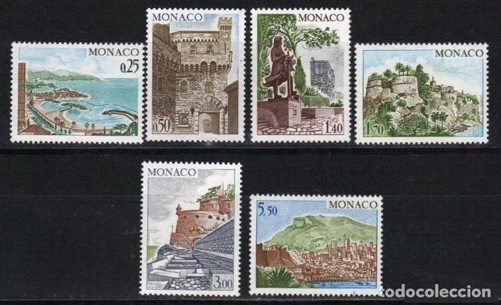 Sellos: MONACO 1974 - MONUMENTOS - YVERT N&ordm; 986/991** - Foto 1