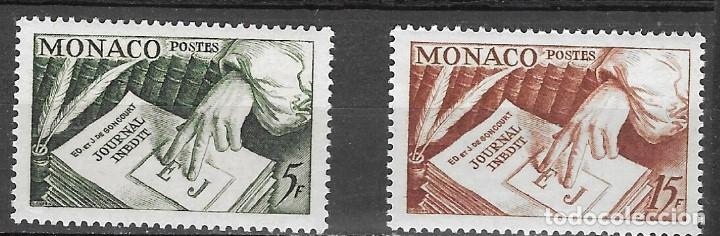 Sellos: MONACO N&ordm; 392 AL 393(**) - Foto 1