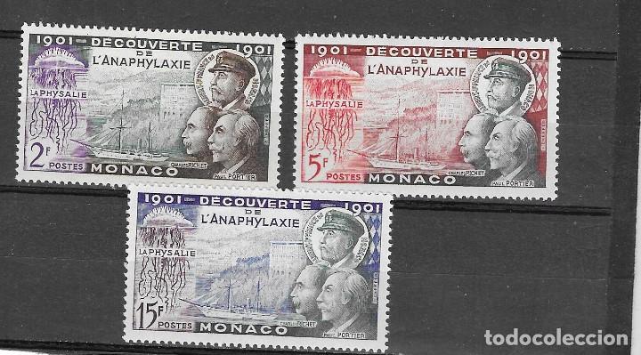 Sellos: MONACO N&ordm; 394 AL 396 (**) - Foto 1