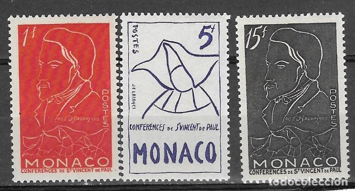 Sellos: MONACO N&ordm; 399 AL 401 (**) - Foto 1
