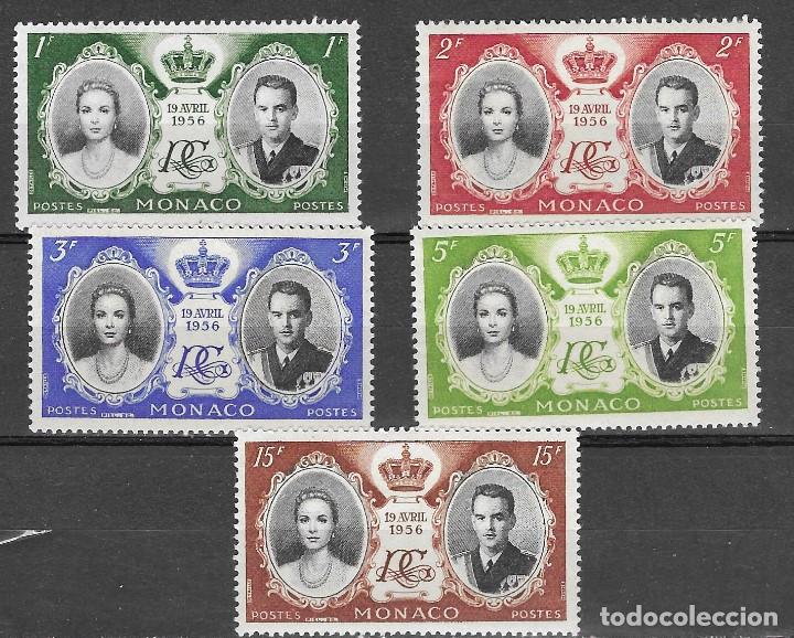 Sellos: MONACO N&ordm;       473 AL 477 (**) - Foto 1