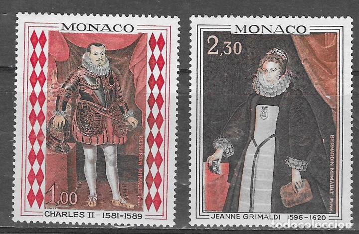Sellos: MONACO N&ordm; 770 al 771 (**) - Foto 1