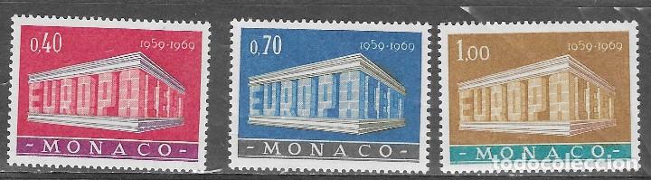 Sellos: MONACO N&ordm; 789 al 791 (**) - Foto 1