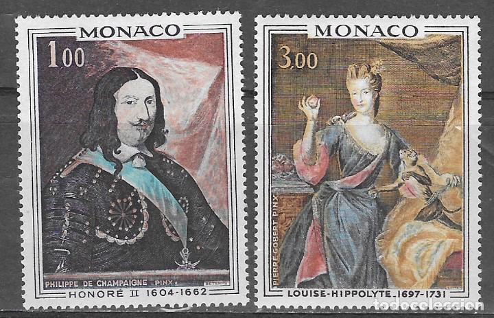 Sellos: MONACO N&ordm; 797 al 798 (**) - Foto 1