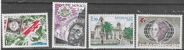 Sellos: MONACO N&ordm; 1014 al 1017(**) - Foto 1